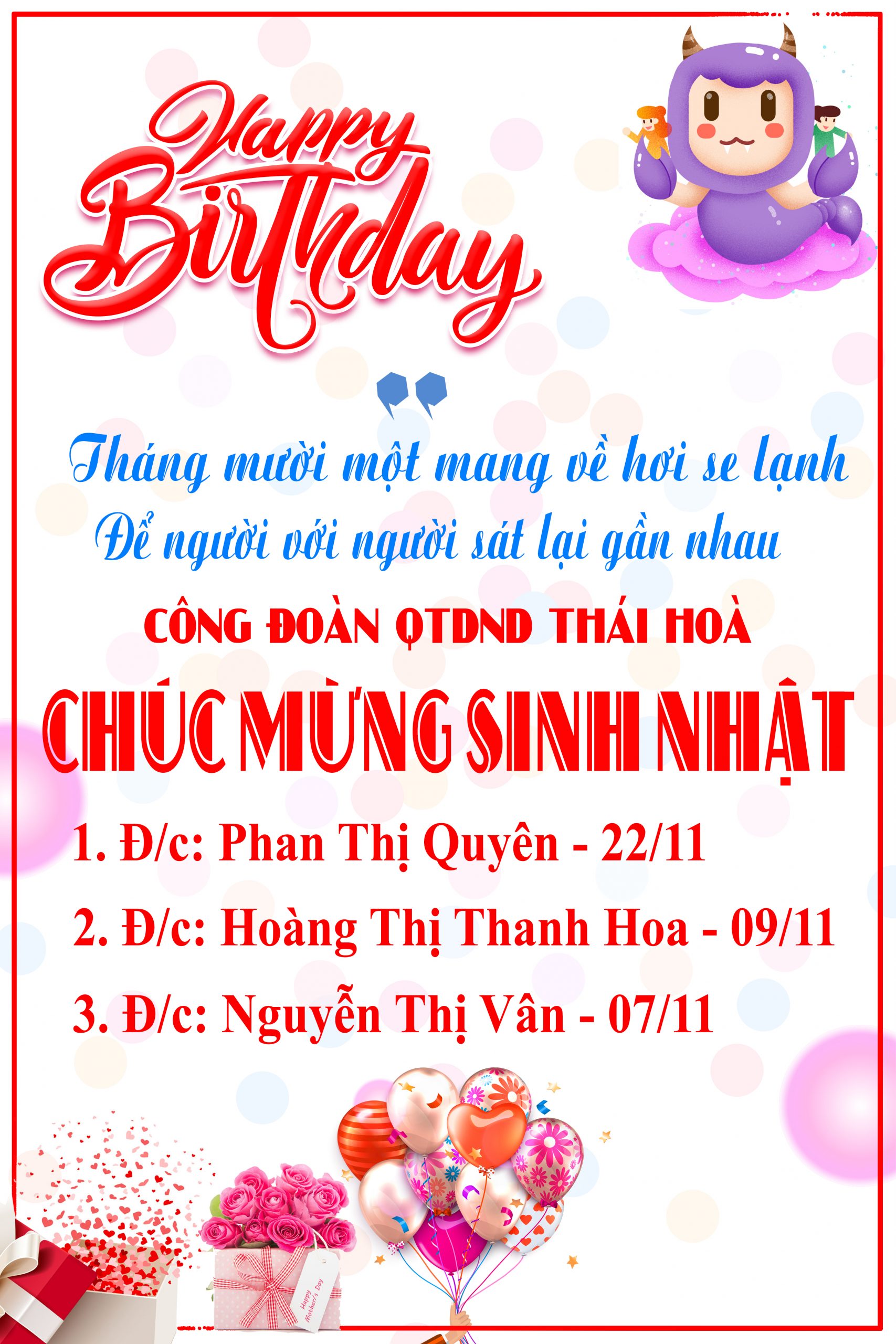 Chương Trình Sinh Nhật Yêu Thương 2015  PPT